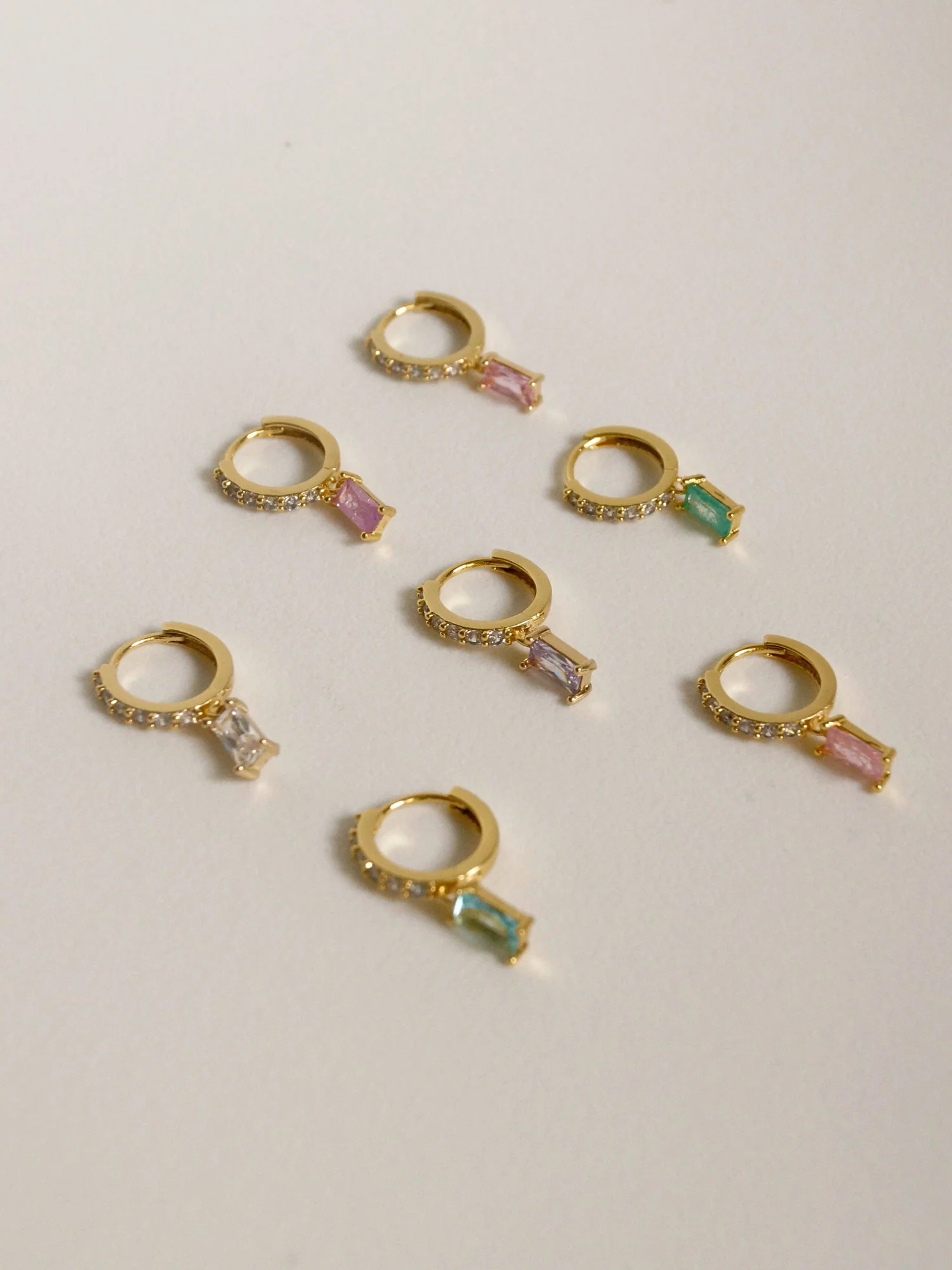 DREAM Huggies - Aqua *18K Gold-plated - Image 4
