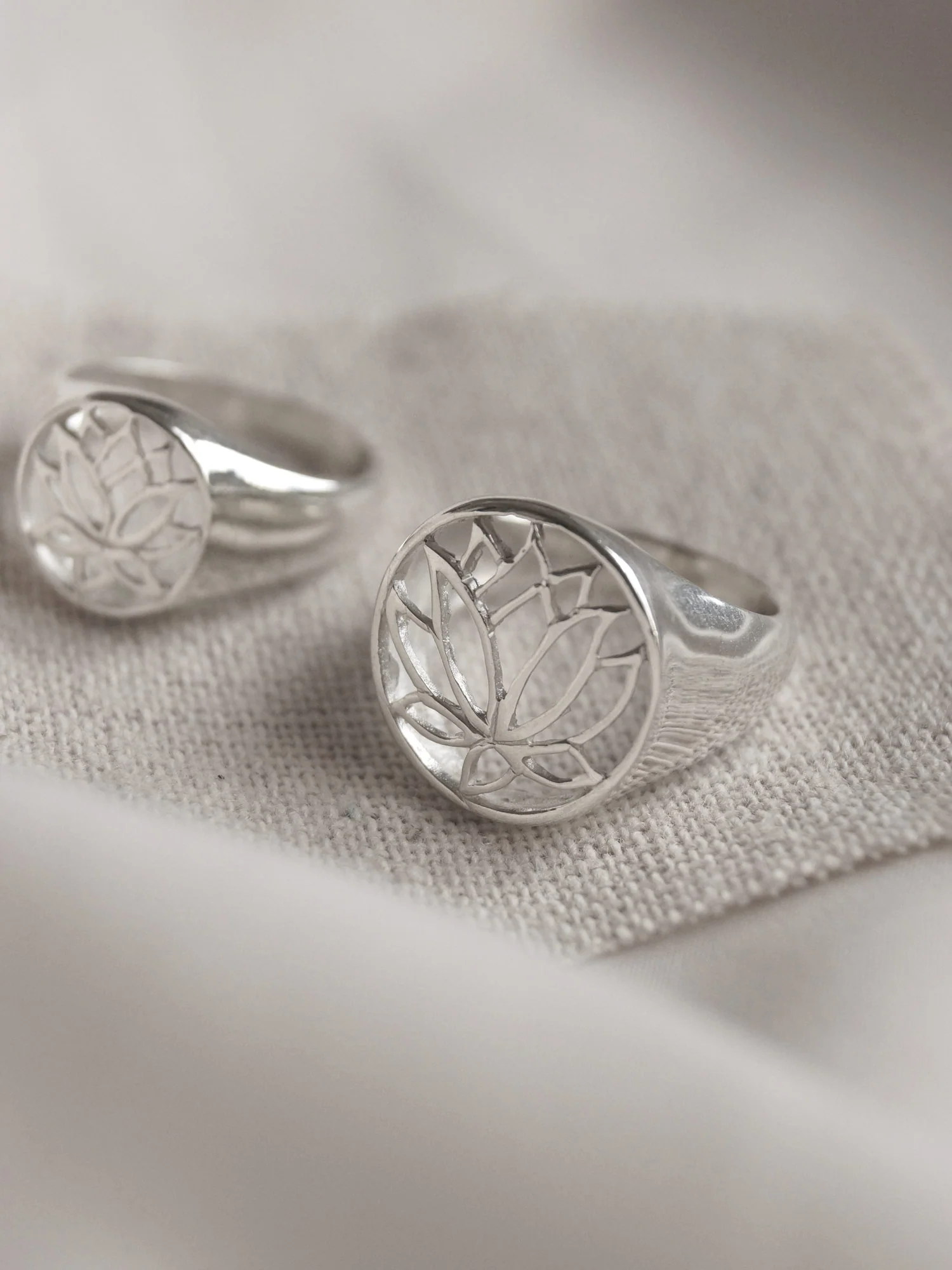LOTUS Signet Ring - Small // GABI EXCLUSIVE - Image 6