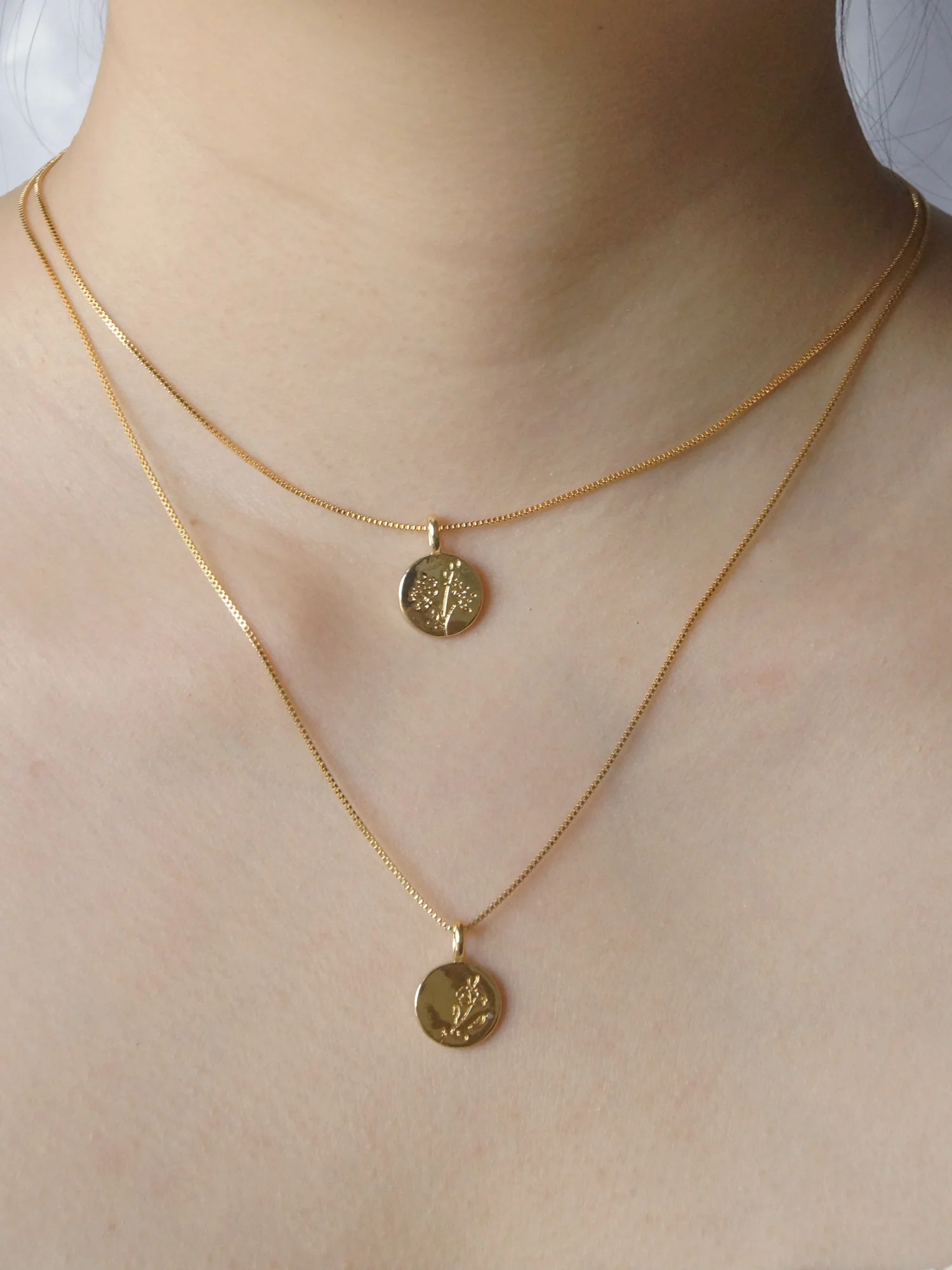 Peony Pendant Necklace *18K Gold-plated - Image 4